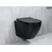 Унитаз Gid Tr2122TF-Bm безободковый, черный матовый (подвесной)