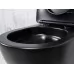 Унитаз Gid Tr2122TF-Bm безободковый, черный матовый (подвесной)