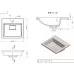 Умывальник Versalia Absolute 50x45 белый глянец