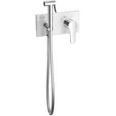 Смеситель с гигиенической лейкой Teska Elsa BTK6410W белый/х..