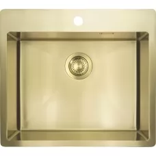 Кухонная мойка Deante Olfato ZPO_R10B 55x50,5 брашированное золото