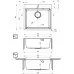 Кухонная мойка Deante Olfato ZPO_R10B 55x50,5 брашированное золото