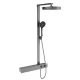 Душевая система Vieir V25-SHOWER SYSTEM V25009G оружейная сталь