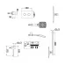 Душевая система Vieir V25-SHOWER SYSTEM V25004-3C черный матовый