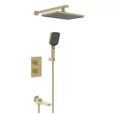 Душевая система Vieir V25-SHOWER SYSTEM V25004-3S матовое золото