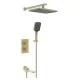 Душевая система Vieir V25-SHOWER SYSTEM V25004-3S матовое золото