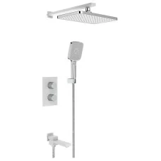 Душевая система Vieir V25-SHOWER SYSTEM V25004-3F белый матовый