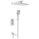 Душевая система Vieir V25-SHOWER SYSTEM V25004-3F белый матовый