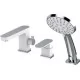 Смеситель для ванны Vieir V28-MAGGIORE V283532F белый матовый