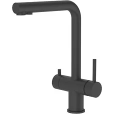 Смеситель для кухни под фильтр Vieir V150-KITCHEN V15036C черный матовый