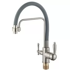 Смеситель для кухни под фильтр Vieir V150-KITCHEN V15006G серый/сатин