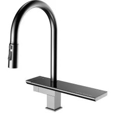 Смеситель для кухни Vieir V150-KITCHEN V15014G оружейная сталь