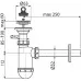 Сифон для умывальника Alcaplast DN63 A410-BL-01 max005887 белый матовый