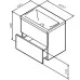 Тумба AM.PM Gem M90FHX06022GM 60x41 графит матовый