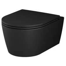 Унитаз Am.Pm Func C8F1700MBSC 49 см, безободковый, черный ма..