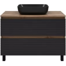 Тумба Brevita Dakota 100 DAK-07100-19/02-2Я напольная, черны..