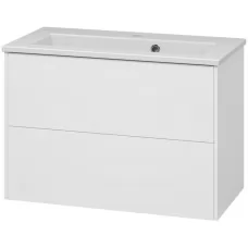 Тумба Brevita TOY 80 TOY-09080-0102Я подвесная белая эмаль  
