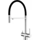 Смеситель для кухни под фильтр Zorg Asgard Satin Premium сатин/черный