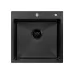Кухонная мойка Arfeka ECO AR 500*500 BLACK PVD NANO DECOR VOLCANIC ROCK