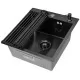 Кухонная мойка Arfeka ECO AR 450*500+RM AR+DS AR BLACK