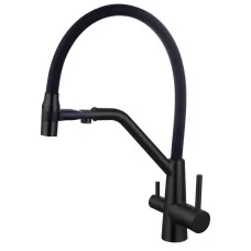 Смеситель для кухни под фильтр Savol Fmark FS1162-H01 черный