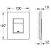 Кнопка смыва Grohe Skate Cosmopolitan 38732000
