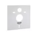 Инсталляция для унитаза Grohe Rapid SL 38536001 с клавишей Grohe Skate Air 38505000 хром (с шумоизоляцией)