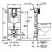 Инсталляция для унитаза Grohe Rapid SL 38536001 с клавишей Grohe Skate Cosmopolitan 38732000 хром (с шумоизоляцией)
