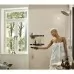 Скребок для душа Hansgrohe WallStoris Planet Edition 27916670 черный матовый