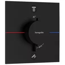 Смеситель для душа Hansgrohe Showerselect Comfort E 15572670 наружная часть, черный матовый