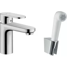 Смеситель с гигиенической лейкой Hansgrohe Vernis Blend 71215000 хром