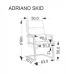 Кресло компьютерное HALMAR ADRIANO SKID черный