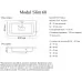 Умывальник Madera Modul Slim 4627173210904 60x36 белый глянец