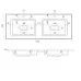 Умывальник Madera Modul 4627173210423 65x45 белый глянец