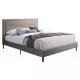 Кровать SIGNAL MALAGA Velvet Bluvel 40 темно-бежевый/черный 140/200