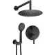 Душевая система Deante Cascada Arnika Nero NAC N9QP черный