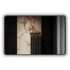 Зеркало Roxen Simon Black Long 100x70 с подсветкой