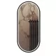 Зеркало Roxen Grown Black 45x100 с подсветкой