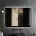 Зеркало Roxen Simon Black 80x70 с подсветкой