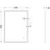 Зеркало Roxen Sigma Gun Metall 60x80 с подсветкой