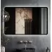 Зеркало Roxen Simon Black Long 100x70 с подсветкой