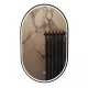 Зеркало Roxen Grown Black 40x70 с подсветкой