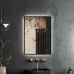 Зеркало Roxen Simon Black 50x70 с подсветкой
