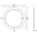 Зеркало Roxen Adema 80x80 с LED подсветкой