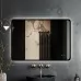 Зеркало Roxen Simon Black 90x70 с подсветкой