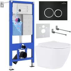 Унитаз с инсталляцией Roxen StounFi..