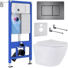 Унитаз с инсталляцией Roxen Stoun D..