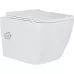 Унитаз с инсталляцией Roxen StounFix Dual Fresh 6 в 1 968472 с унитазом Cube Bidet 530135-01X и клавишей смыва Steel 420280GB брашированное золото