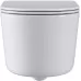 Унитаз с инсталляцией Roxen StounFix Dual Fresh 6 в 1 968480 с унитазом Simple Compact 530120-01 и клавишей смыва Steel 420280GB брашированное золото