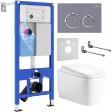 Унитаз с инсталляцией Roxen StounFi..